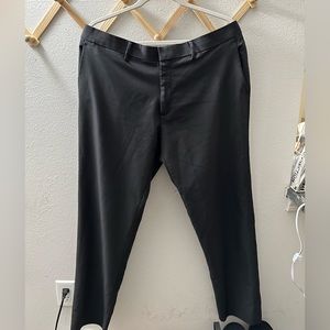 Dark gray men’s dress pants